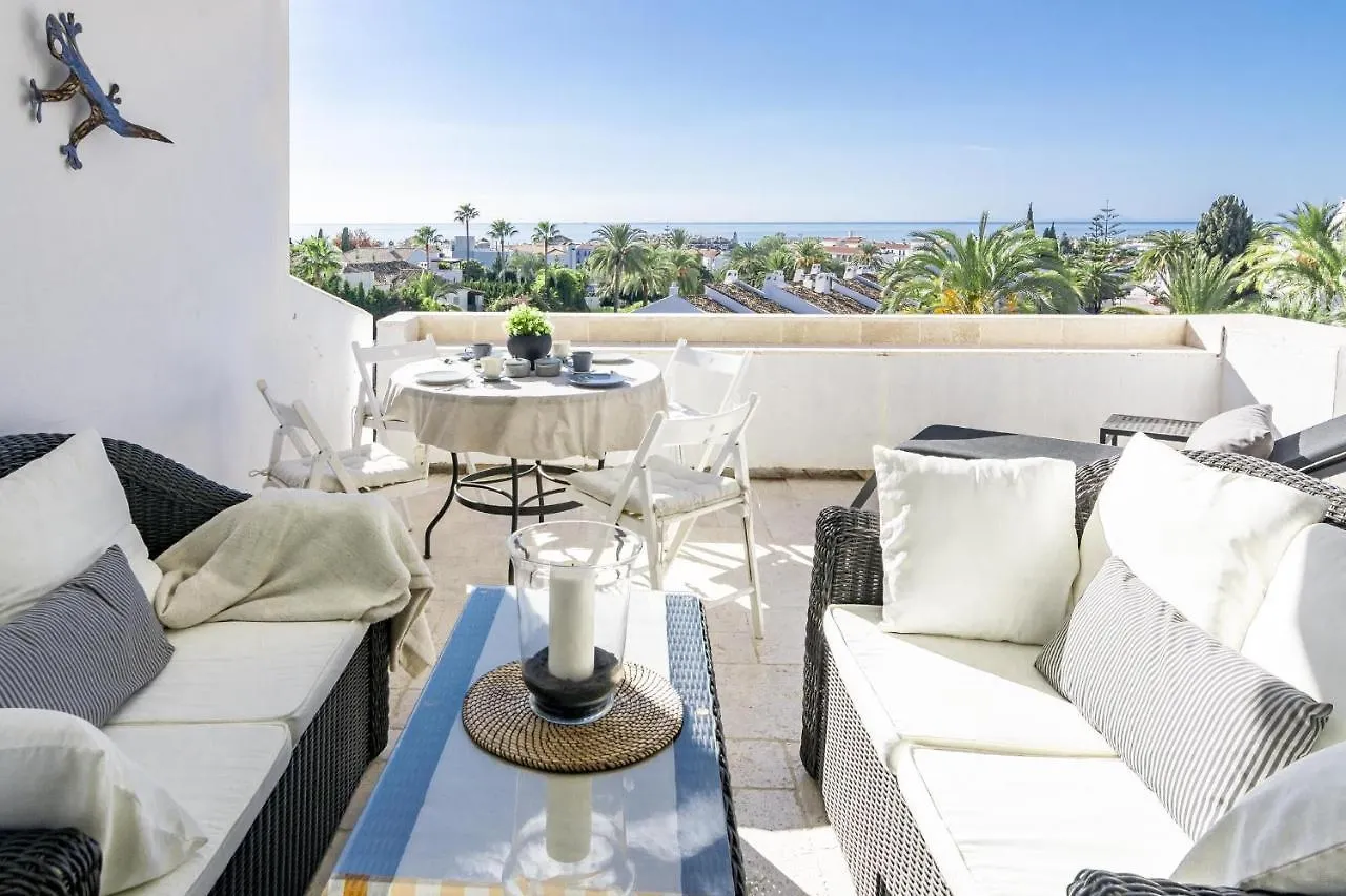 마르베야 Ma2- Sea Views, Walking Distance To Puerto Banus 아파트 스페인